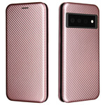 Flip Cover Google Pixel 6 Silicone Carbone Coloré Flip Cover Google Pixel 6 Silicone Carbone Coloré