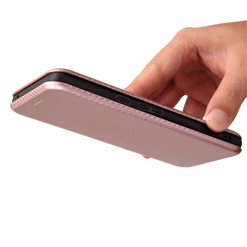 Flip Cover Google Pixel 6 Silicone Carbone Coloré Flip Cover Google Pixel 6 Silicone Carbone Coloré