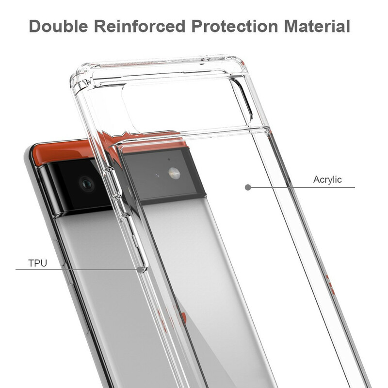 Coque Google Pixel 6 Transparente Porte-Carte Coque Google Pixel 6 Transparente Porte-Carte