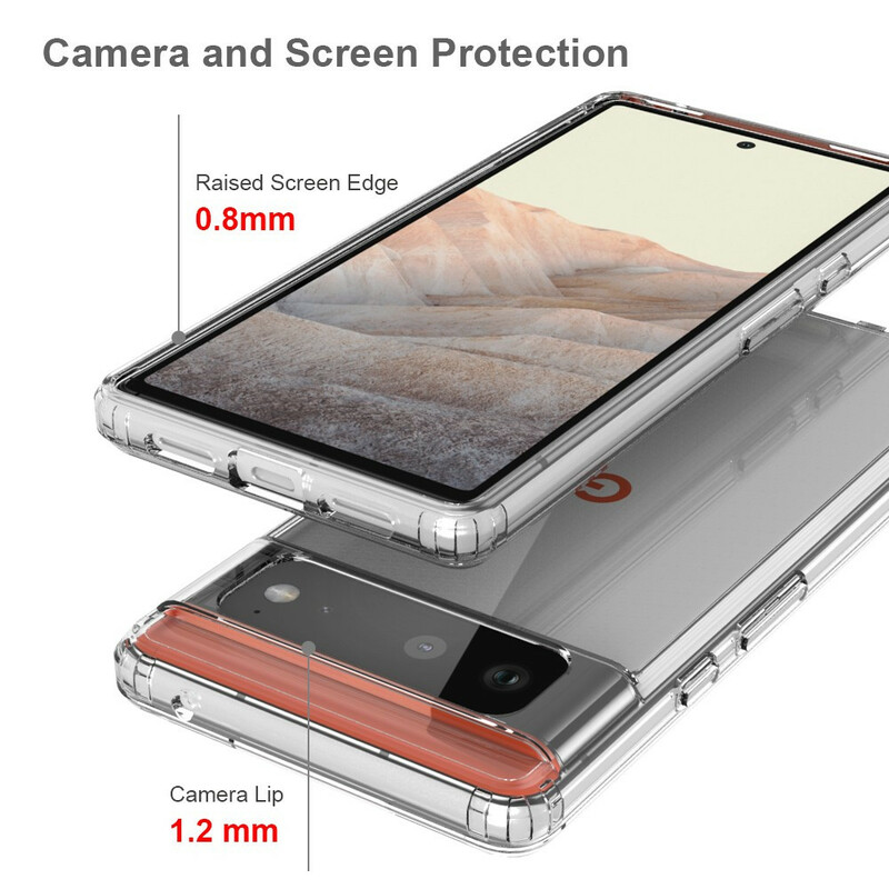 Coque Google Pixel 6 Transparente Porte-Carte Coque Google Pixel 6 Transparente Porte-Carte