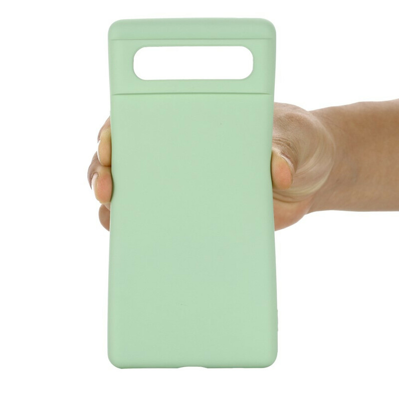 Coque Google Pixel 6 Silicone Liquide Avec Lanière Coque Google Pixel 6 Silicone Liquide Avec Lanière