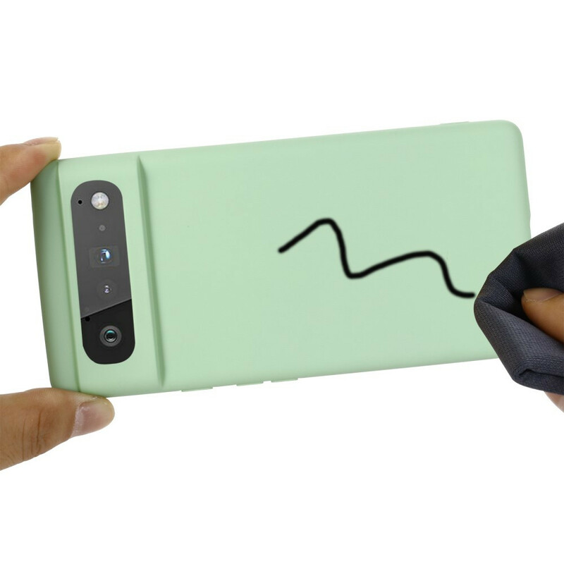 Coque Google Pixel 6 Silicone Liquide Avec Lanière Coque Google Pixel 6 Silicone Liquide Avec Lanière