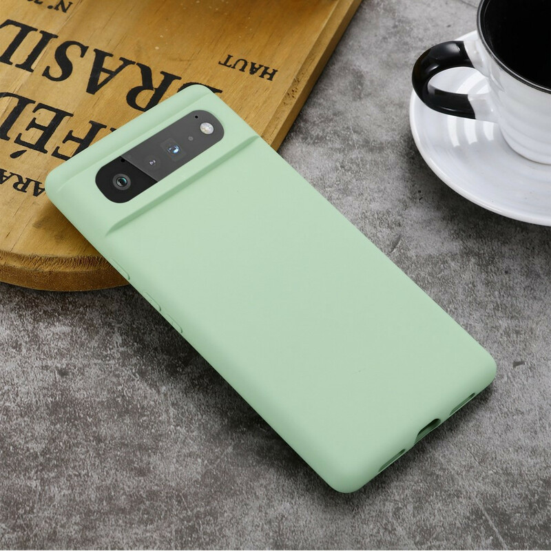 Coque Google Pixel 6 Silicone Liquide Avec Lanière Coque Google Pixel 6 Silicone Liquide Avec Lanière
