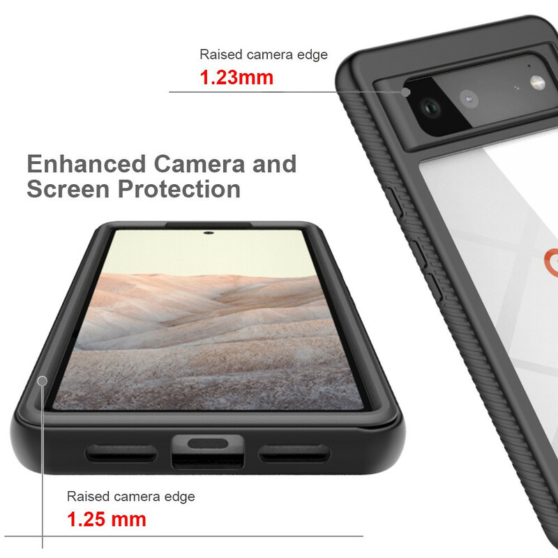 Coque Google Pixel 6 Hybride Rebords Biseautés Coque Google Pixel 6 Hybride Rebords Biseautés