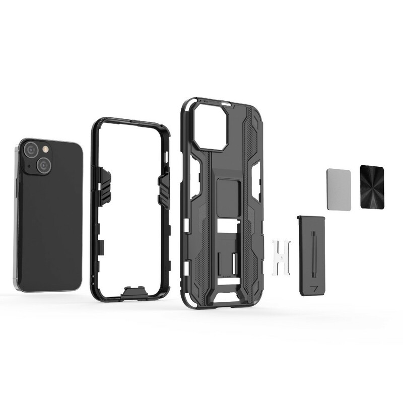 Coque iPhone 13 Mini Résistante Languette Horizontale / Verticale Coque iPhone 13 Mini Résistante Languette Horizontale / Verticale