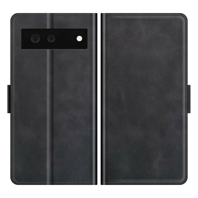 Housse Google Pixel 6 Rabat Double Classique Housse Google Pixel 6 Rabat Double Classique
