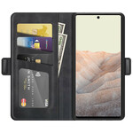 Housse Google Pixel 6 Rabat Double Classique Housse Google Pixel 6 Rabat Double Classique