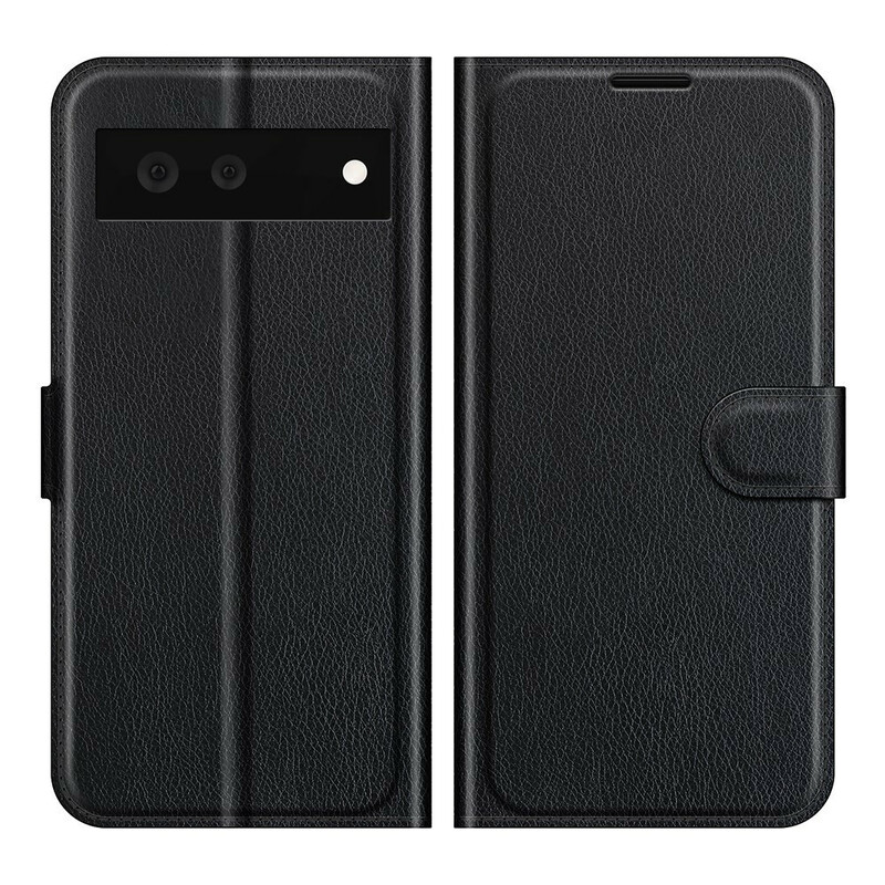 Housse Google Pixel 6 Simili Cuir Litchi Classique Housse Google Pixel 6 Simili Cuir Litchi Classique