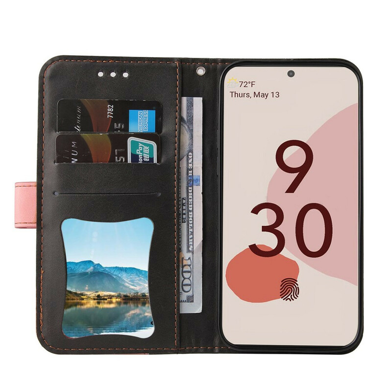 Housse Google Pixel 6 Simili Cuir Bicolore Coloré Housse Google Pixel 6 Simili Cuir Bicolore Coloré