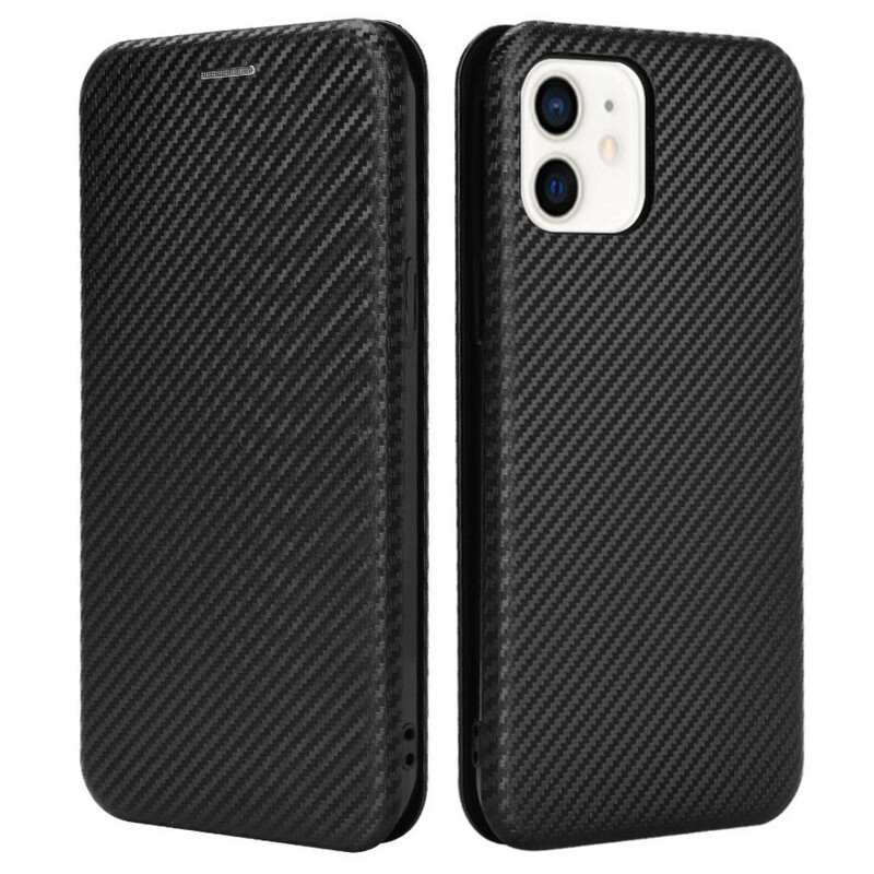 Flip Cover iPhone 13 Mini Fibre Carbone Flip Cover iPhone 13 Mini Fibre Carbone