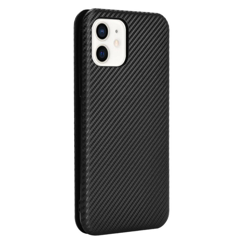 Flip Cover iPhone 13 Mini Fibre Carbone Flip Cover iPhone 13 Mini Fibre Carbone