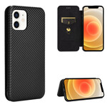 Flip Cover iPhone 13 Mini Fibre Carbone Flip Cover iPhone 13 Mini Fibre Carbone