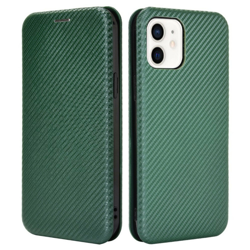 Flip Cover iPhone 13 Mini Fibre Carbone Flip Cover iPhone 13 Mini Fibre Carbone