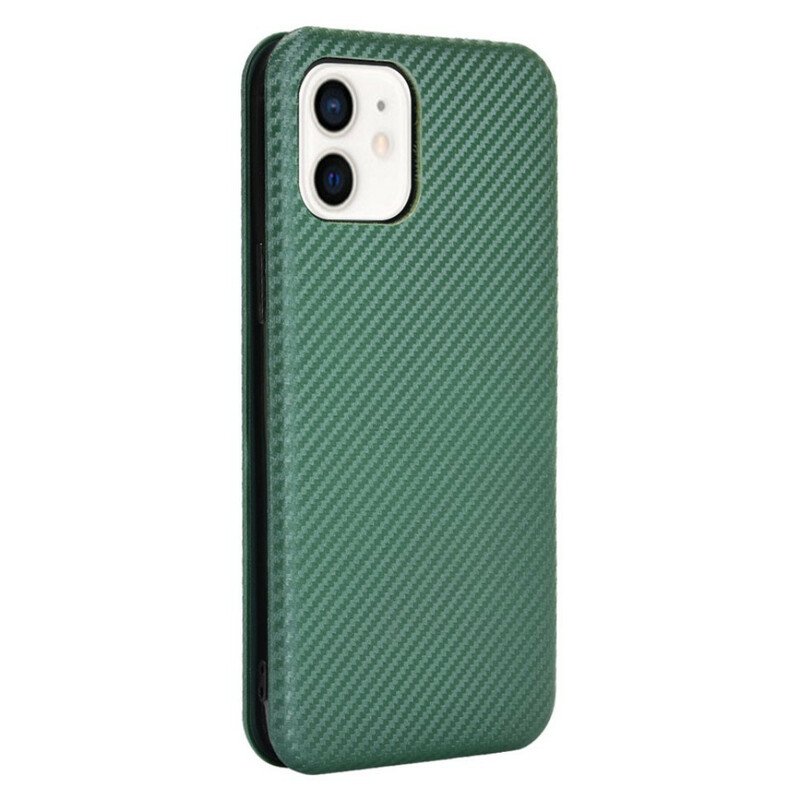 Flip Cover iPhone 13 Mini Fibre Carbone Flip Cover iPhone 13 Mini Fibre Carbone