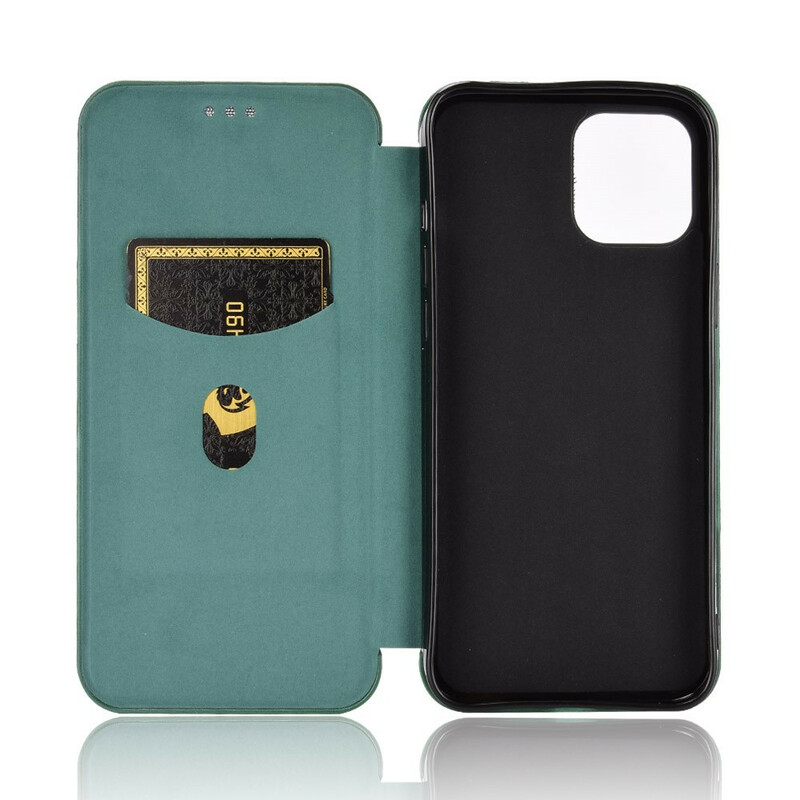Flip Cover iPhone 13 Mini Fibre Carbone Flip Cover iPhone 13 Mini Fibre Carbone