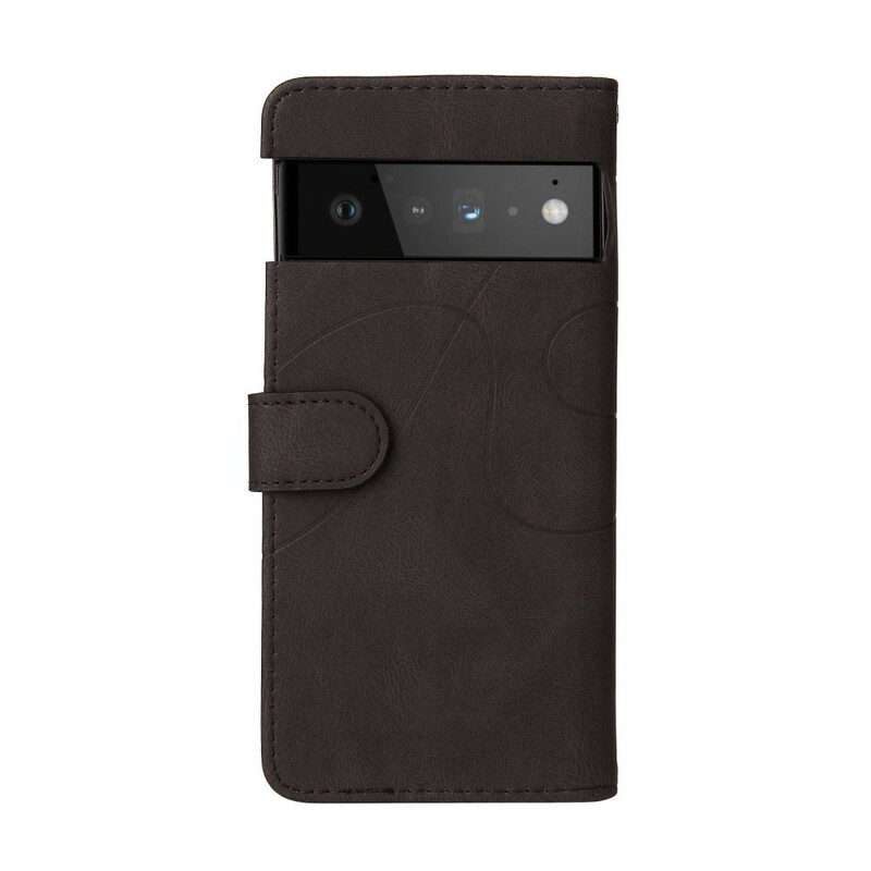 Housse Google Pixel 6 Simili Cuir Bicolore Signature Housse Google Pixel 6 Simili Cuir Bicolore Signature