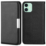 Flip Cover iPhone 13 Mini Simili Cuir Litchi Ultra Chic Flip Cover iPhone 13 Mini Simili Cuir Litchi Ultra Chic