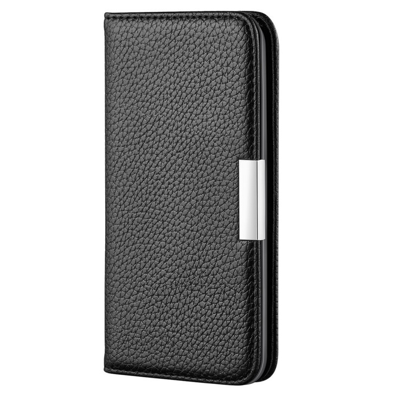 Flip Cover iPhone 13 Mini Simili Cuir Litchi Ultra Chic