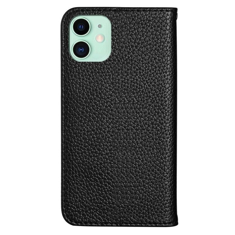Flip Cover iPhone 13 Mini Simili Cuir Litchi Ultra Chic Flip Cover iPhone 13 Mini Simili Cuir Litchi Ultra Chic