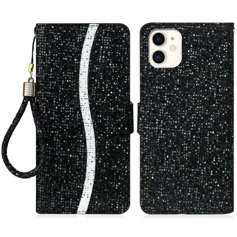 Housse iPhone 13 Mini Paillettes S Design Housse iPhone 13 Mini Paillettes S Design