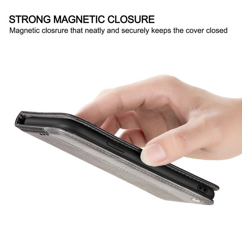 Flip Cover iPhone 13 Mini Bicolore Effet Cuir Flip Cover iPhone 13 Mini Bicolore Effet Cuir