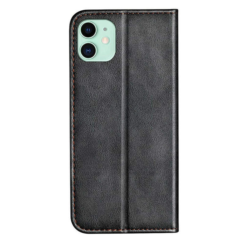 Flip Cover iPhone 13 Mini Bicolore Effet Cuir Flip Cover iPhone 13 Mini Bicolore Effet Cuir