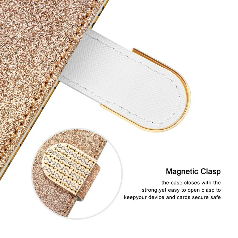 Housse iPhone 13 Mini Croco Diamants Housse iPhone 13 Mini Croco Diamants