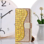 Housse iPhone 13 Mini Croco Diamants Housse iPhone 13 Mini Croco Diamants