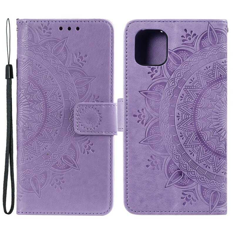 Housse iPhone 13 Mini Mandala Soleil