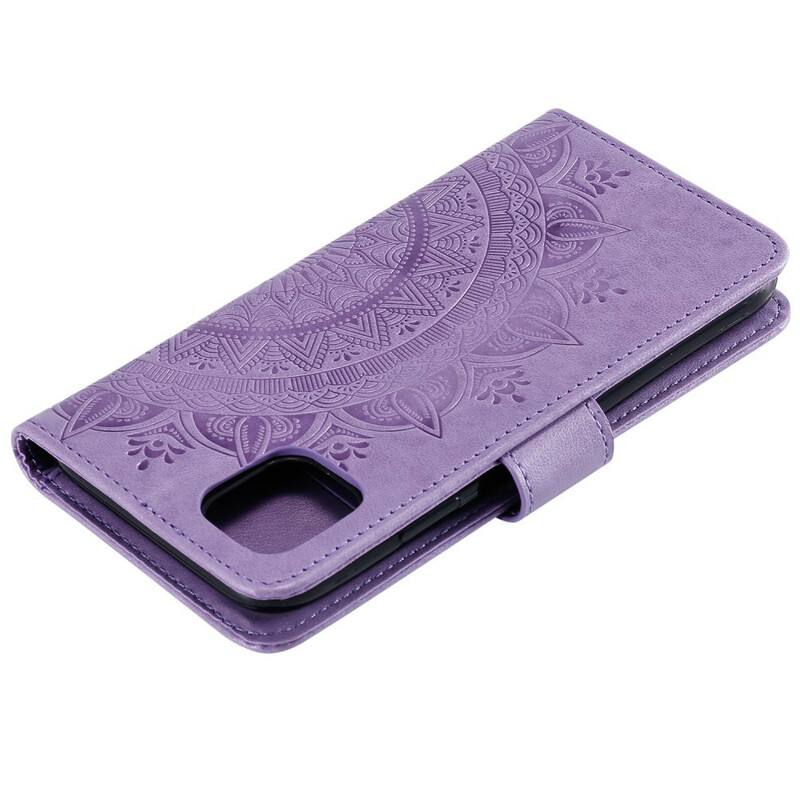 Housse iPhone 13 Mini Mandala Soleil