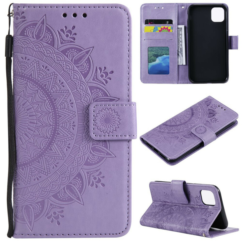 Housse iPhone 13 Mini Mandala Soleil