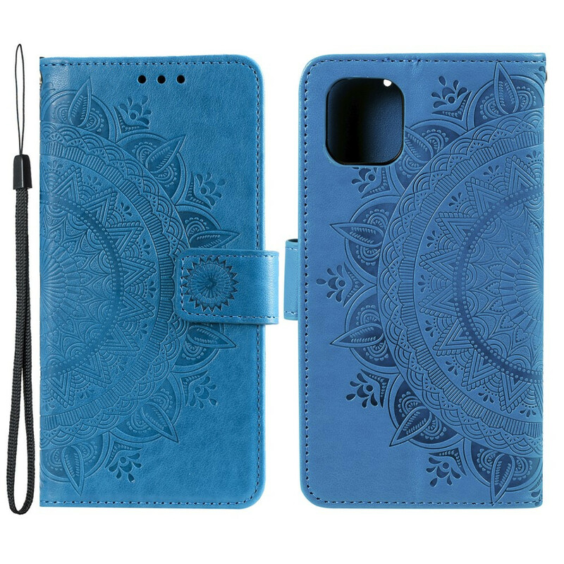 Housse iPhone 13 Mini Mandala Soleil