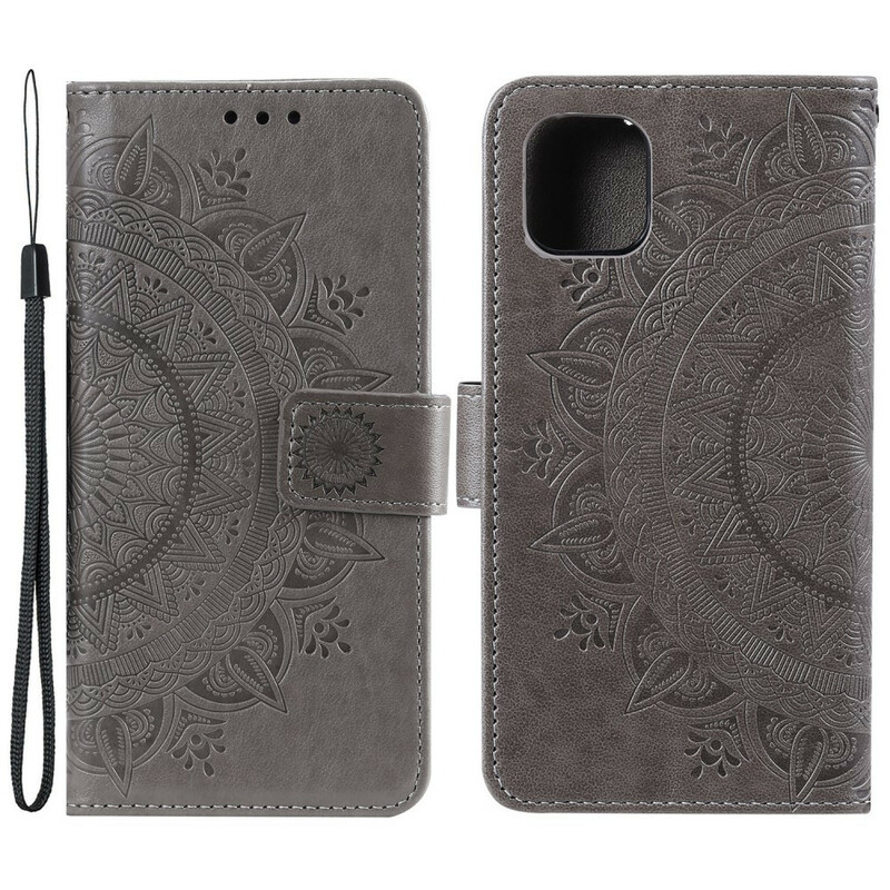 Housse iPhone 13 Mini Mandala Soleil