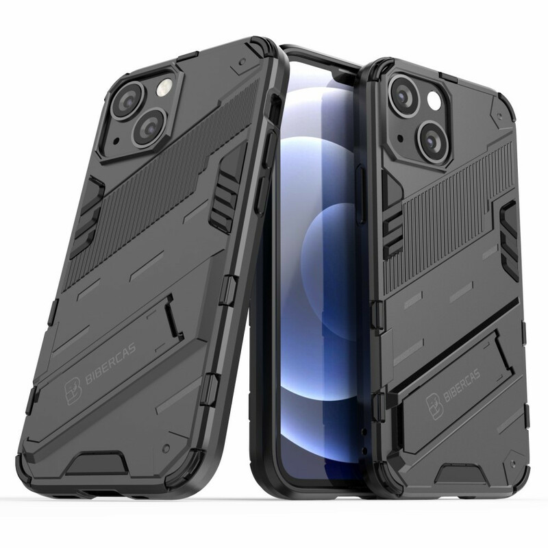 Coque iPhone 13 Mini Support Amovible Deux Positions Mains Libres Coque iPhone 13 Mini Support Amovible Deux Positions Mains Libres