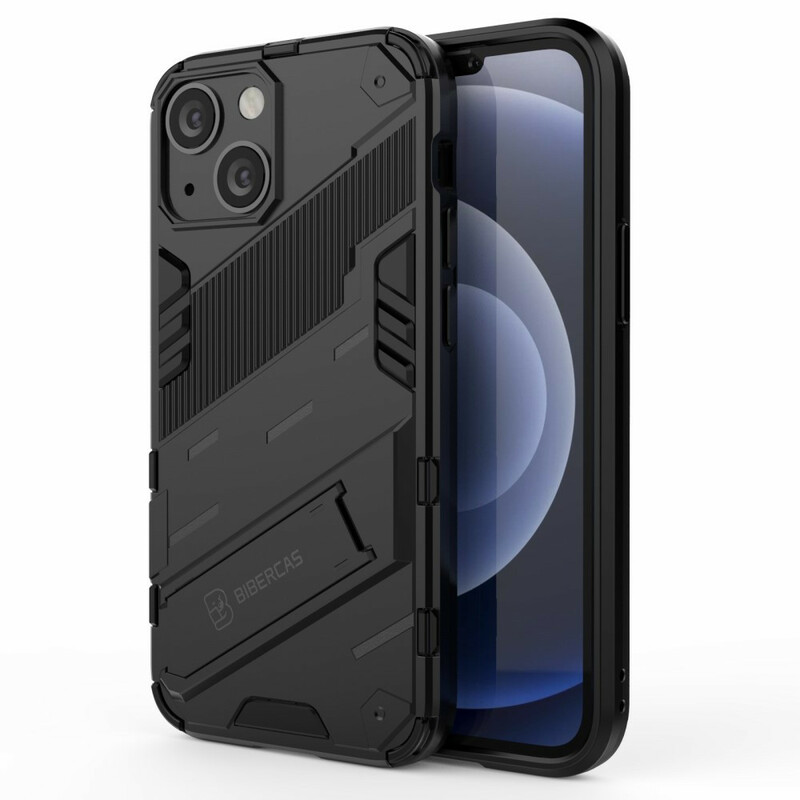 Coque iPhone 13 Mini Support Amovible Deux Positions Mains Libres Coque iPhone 13 Mini Support Amovible Deux Positions Mains Libres