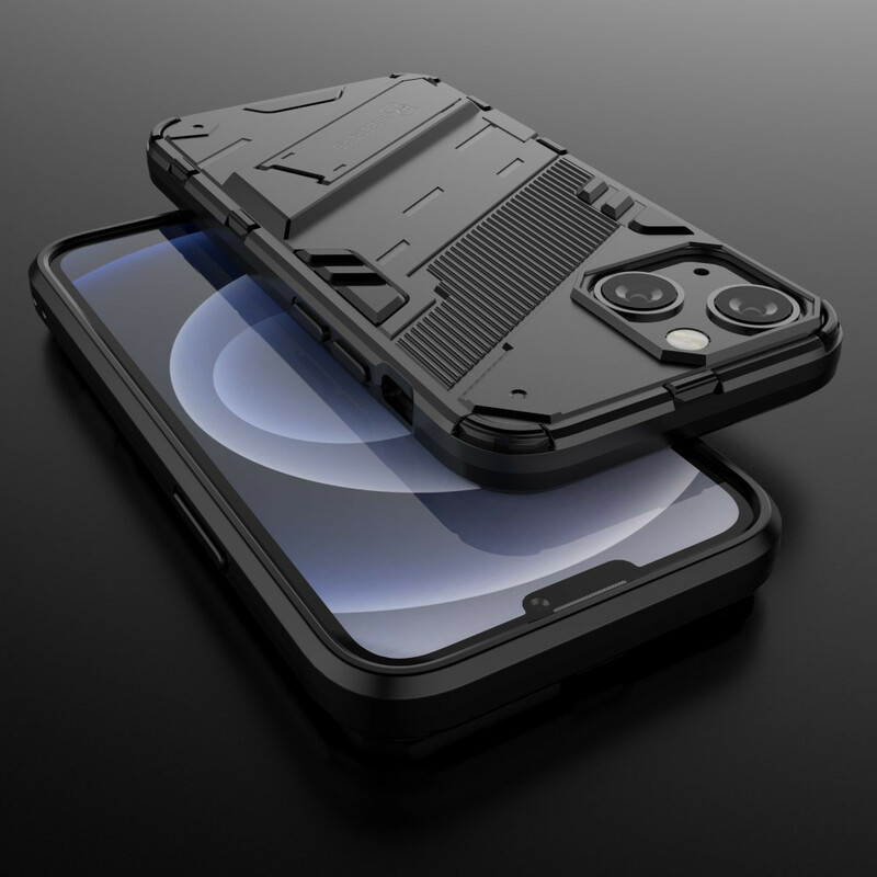 Coque iPhone 13 Mini Support Amovible Deux Positions Mains Libres Coque iPhone 13 Mini Support Amovible Deux Positions Mains Libres