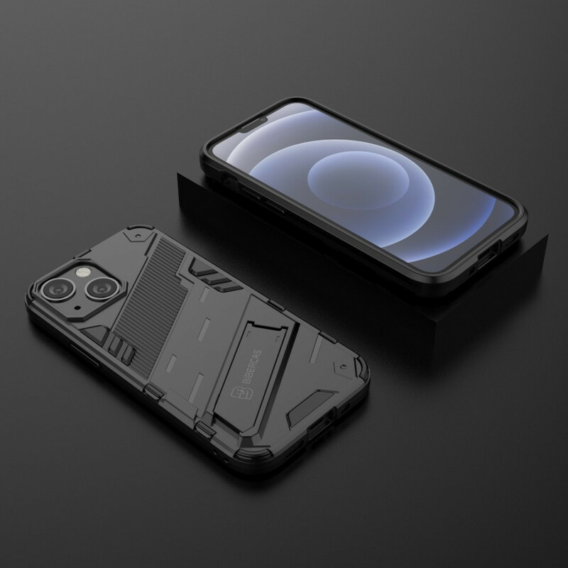 Coque iPhone 13 Mini Support Amovible Deux Positions Mains Libres Coque iPhone 13 Mini Support Amovible Deux Positions Mains Libres