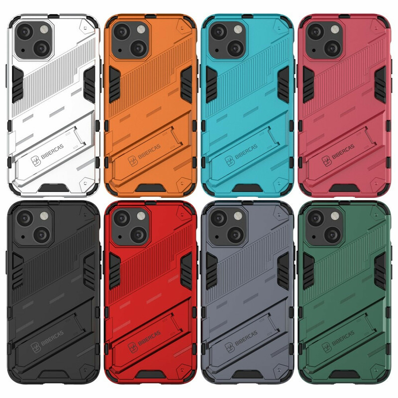 Coque iPhone 13 Mini Support Amovible Deux Positions Mains Libres Coque iPhone 13 Mini Support Amovible Deux Positions Mains Libres