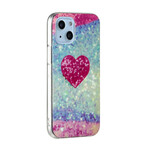 Coque iPhone 13 Mini Marbre Paillettes Coque iPhone 13 Mini Marbre Paillettes