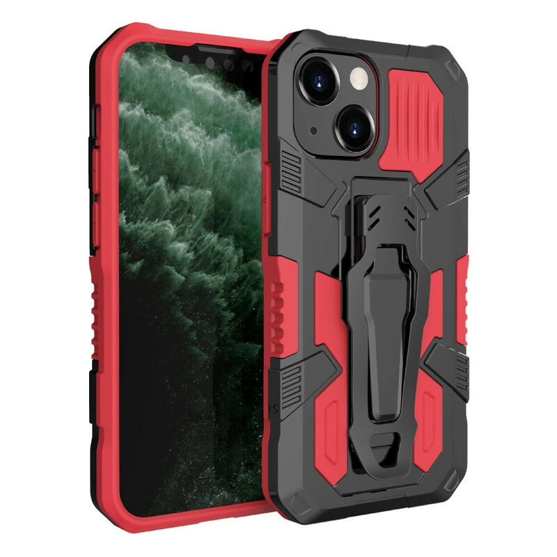 Coque iPhone 13 Mini Robot avec Pince Ceinture Coque iPhone 13 Mini Robot avec Pince Ceinture