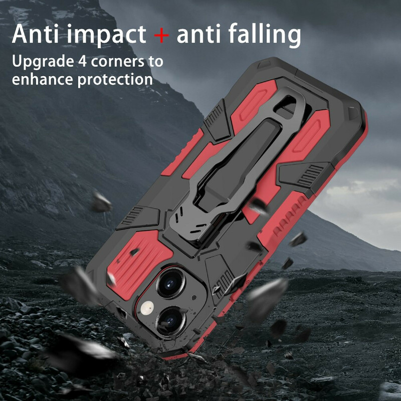 Coque iPhone 13 Mini Robot avec Pince Ceinture Coque iPhone 13 Mini Robot avec Pince Ceinture