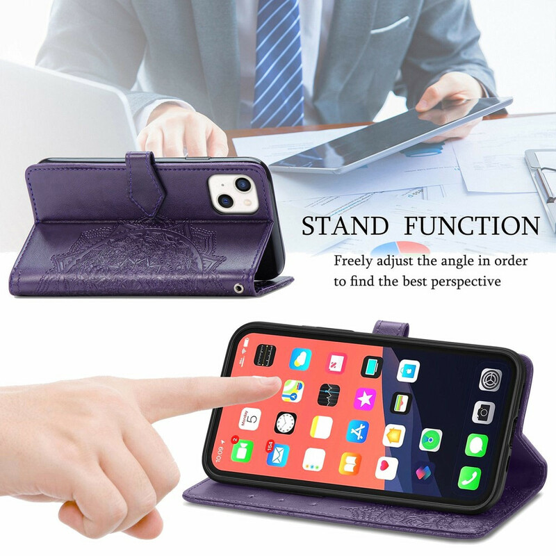 Housse iPhone 13 Mini Mandala Moyen Age Housse iPhone 13 Mini Mandala Moyen Age
