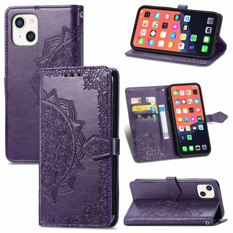 Housse iPhone 13 Mini Mandala Moyen Age Housse iPhone 13 Mini Mandala Moyen Age