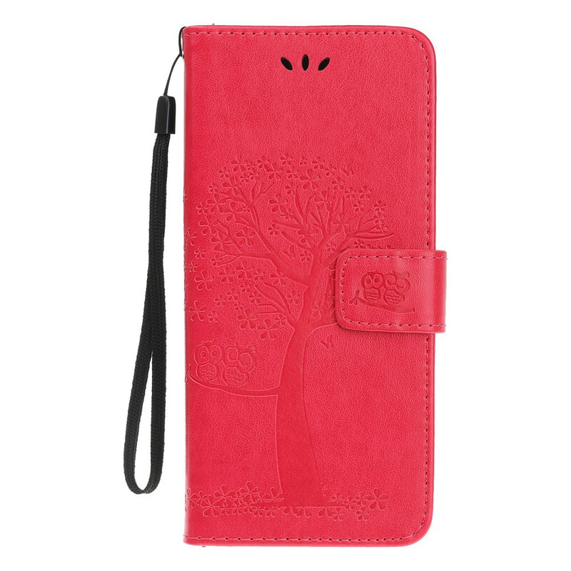 Housse iPhone 13 Mini Arbre et Hiboux à Lanière Housse iPhone 13 Mini Arbre et Hiboux à Lanière