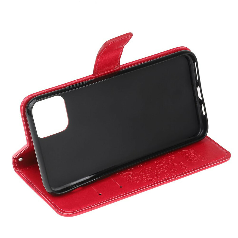 Housse iPhone 13 Mini Arbre et Hiboux à Lanière Housse iPhone 13 Mini Arbre et Hiboux à Lanière