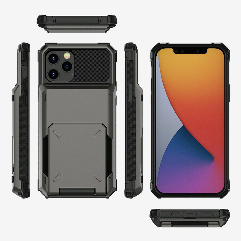 Coque IPHONE avec Cache Coulissant pour Camera et Porte-Carte – plan-luxe