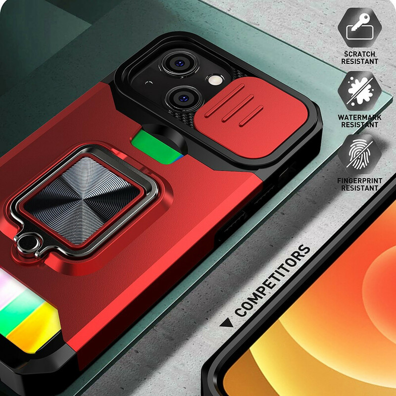 Coque iPhone 13 Mini Multi-Fonctionnelle Protège-Lentilles Coque iPhone 13 Mini Multi-Fonctionnelle Protège-Lentilles