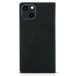 Flip Cover iPhone 13 Mini Style Cuir Couture Fermoir Magnétique Flip Cover iPhone 13 Mini Style Cuir Couture Fermoir Magnétique