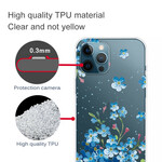 Coque iPhone 13 Pro Max Bouquet de Fleurs Bleues Coque iPhone 13 Pro Max Bouquet de Fleurs Bleues
