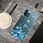Coque iPhone 13 Pro Max Bouquet de Fleurs Bleues Coque iPhone 13 Pro Max Bouquet de Fleurs Bleues